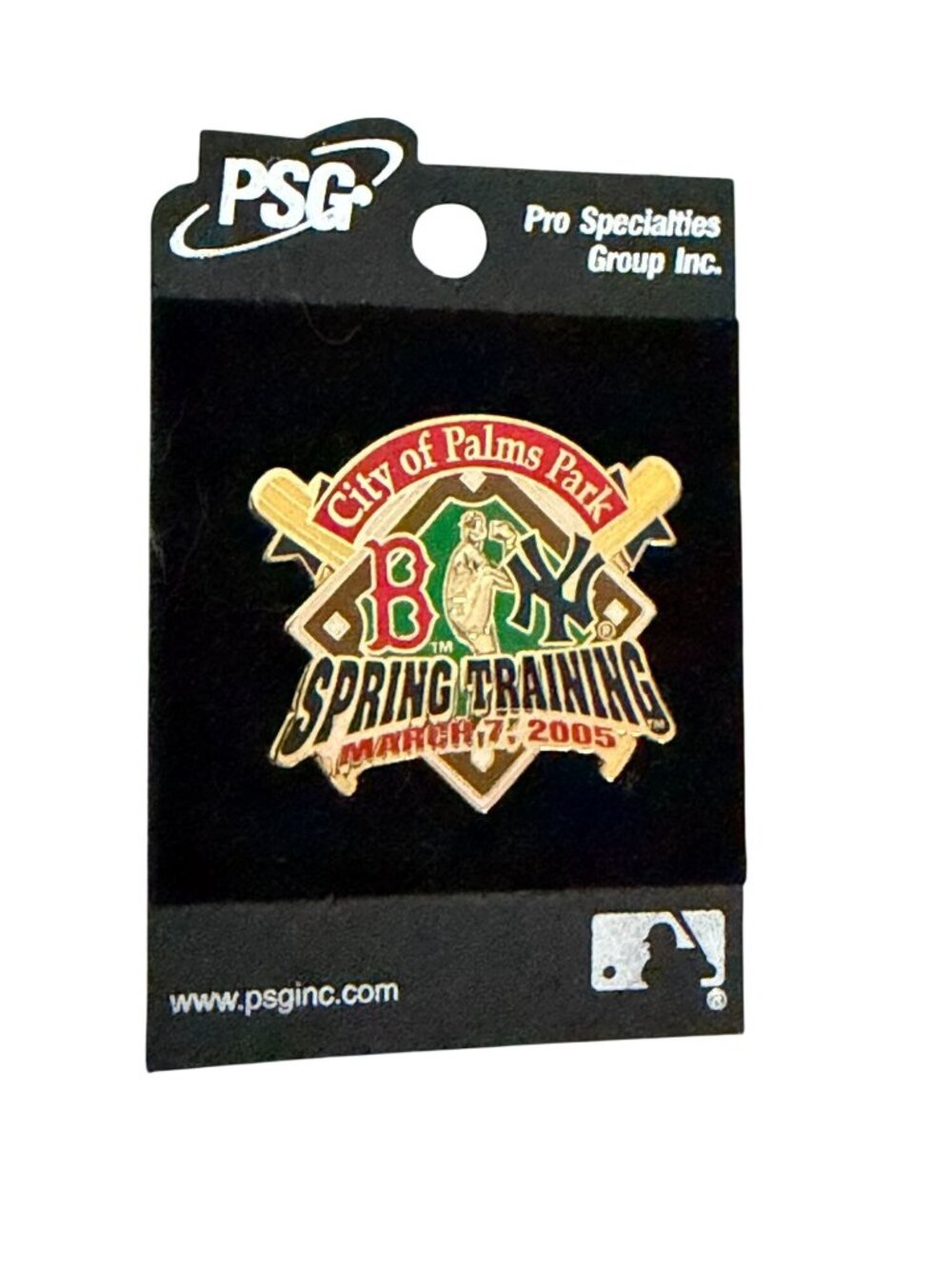NEW Vintage Palms Park Spring Training 2005 Pin MLB Licensed New York Boston